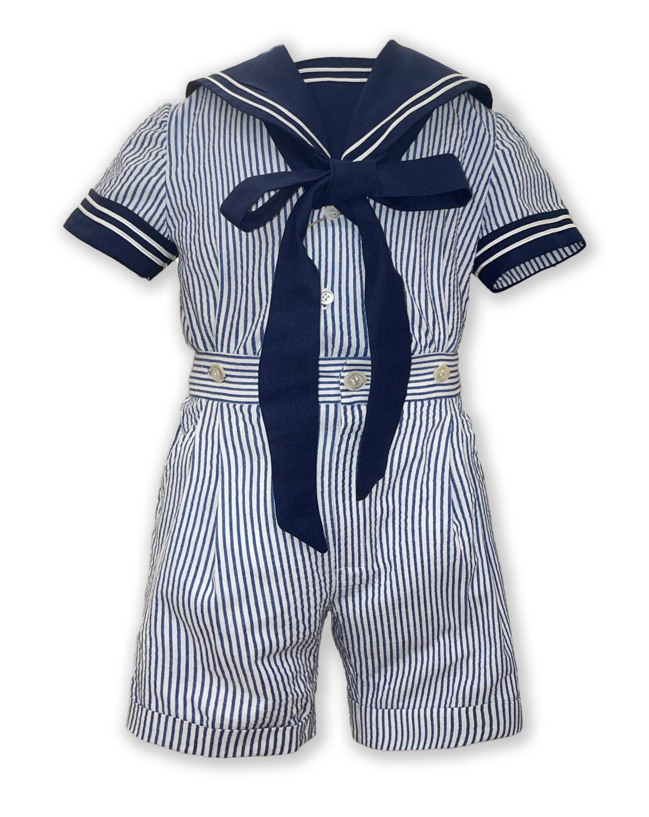 Teseo boy stripes sailor outfit