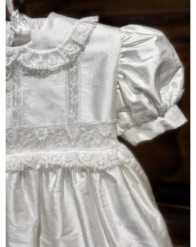 Zaira Christening and presentation dress, detail.